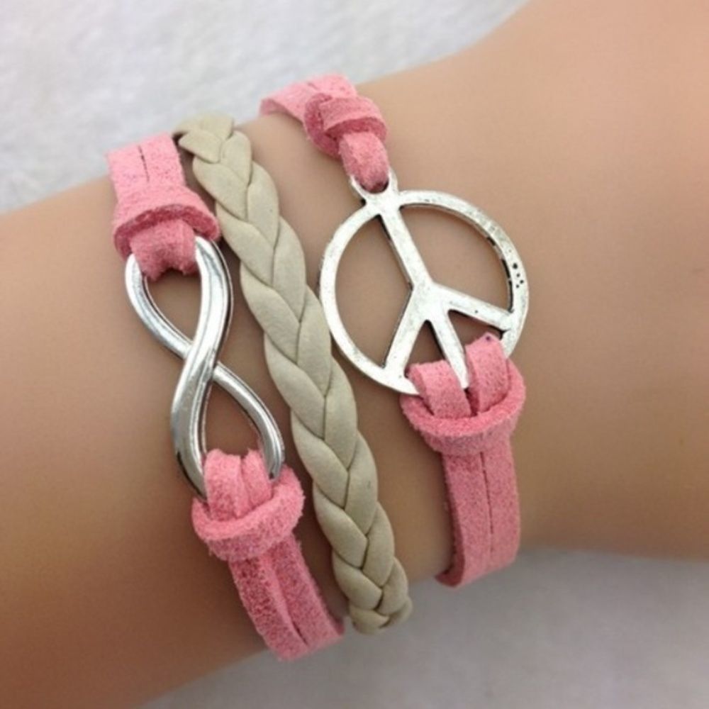 Peace Infinity Bracelet